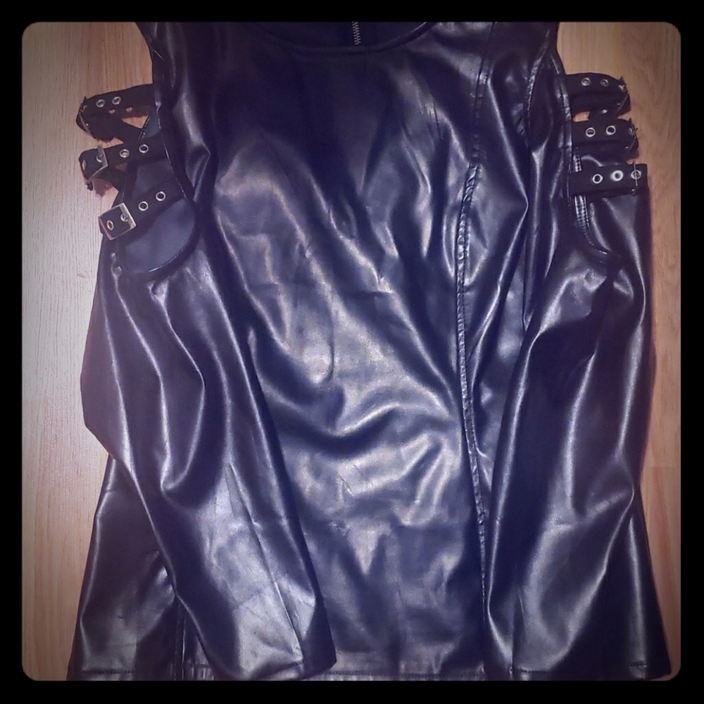 Leather top